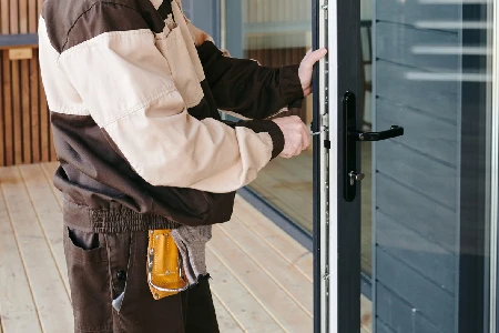 Cleaning And Polishing Glass Door Installation in Ensley, FL